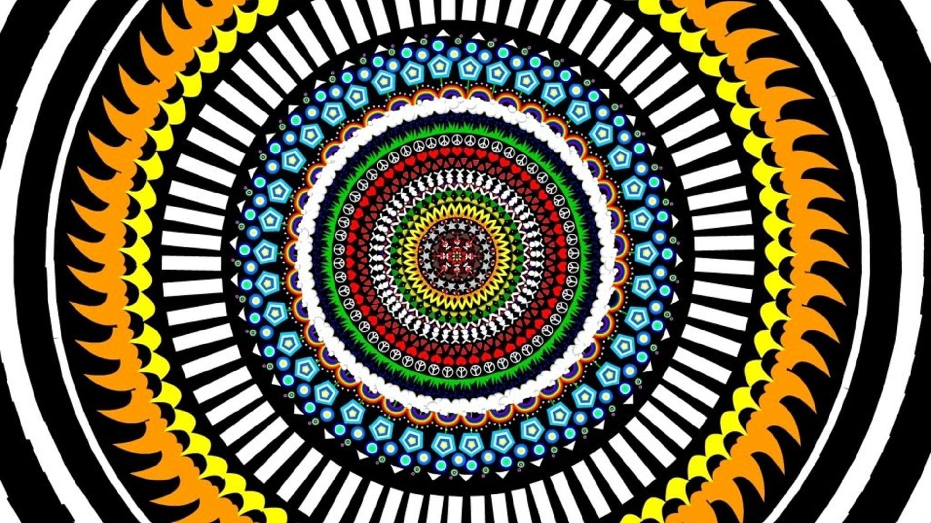 1920x1080 color hypnoz circle, hypnosis, optical illusions ...