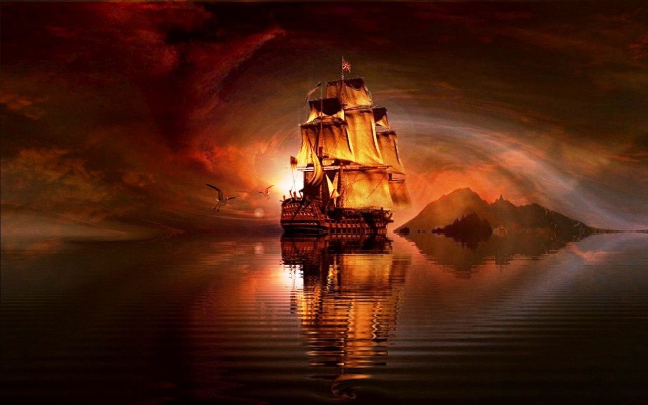 Download Exclusive Pirate Ship Awesome Hd Wallpaper | Full HD ...