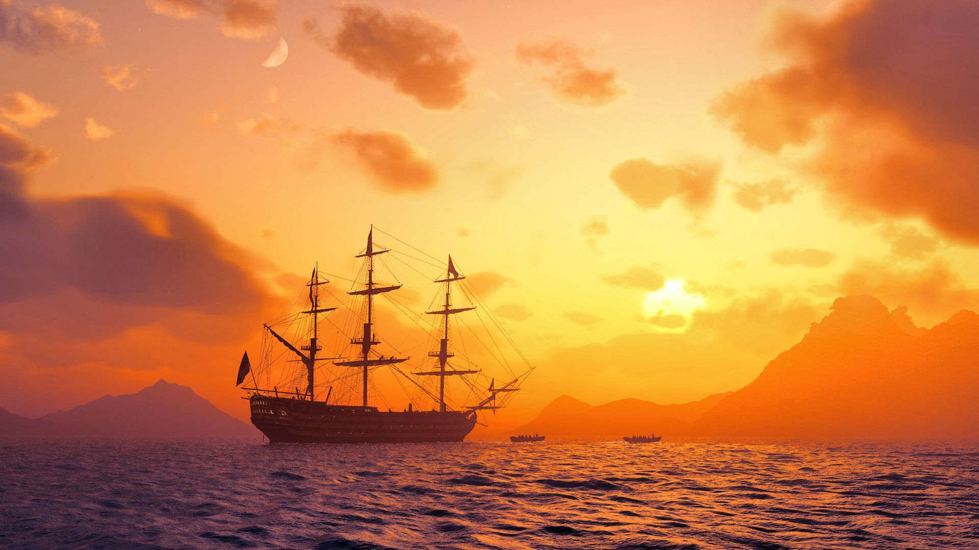 Top Pirate Ship Wallpaper 1920x1080 Images for Pinterest