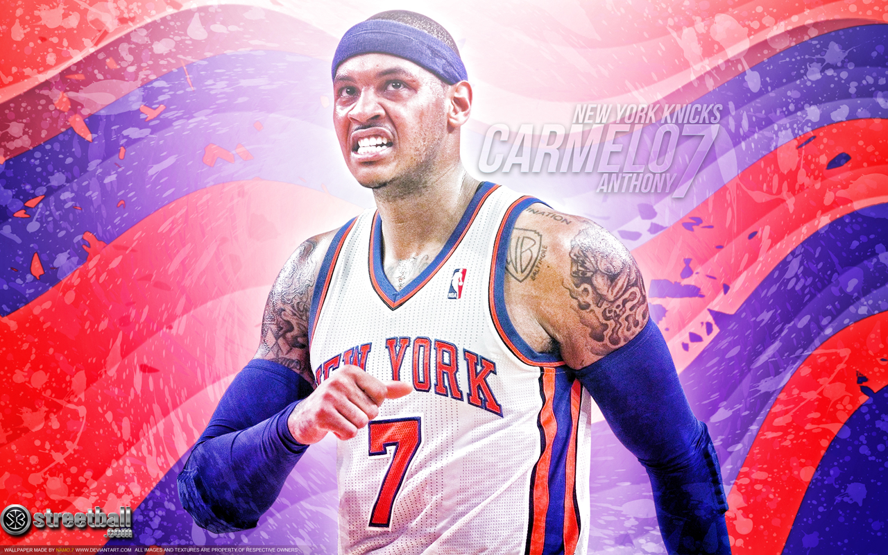 Melo NY Knicks NBA Wallpapers - Streetball