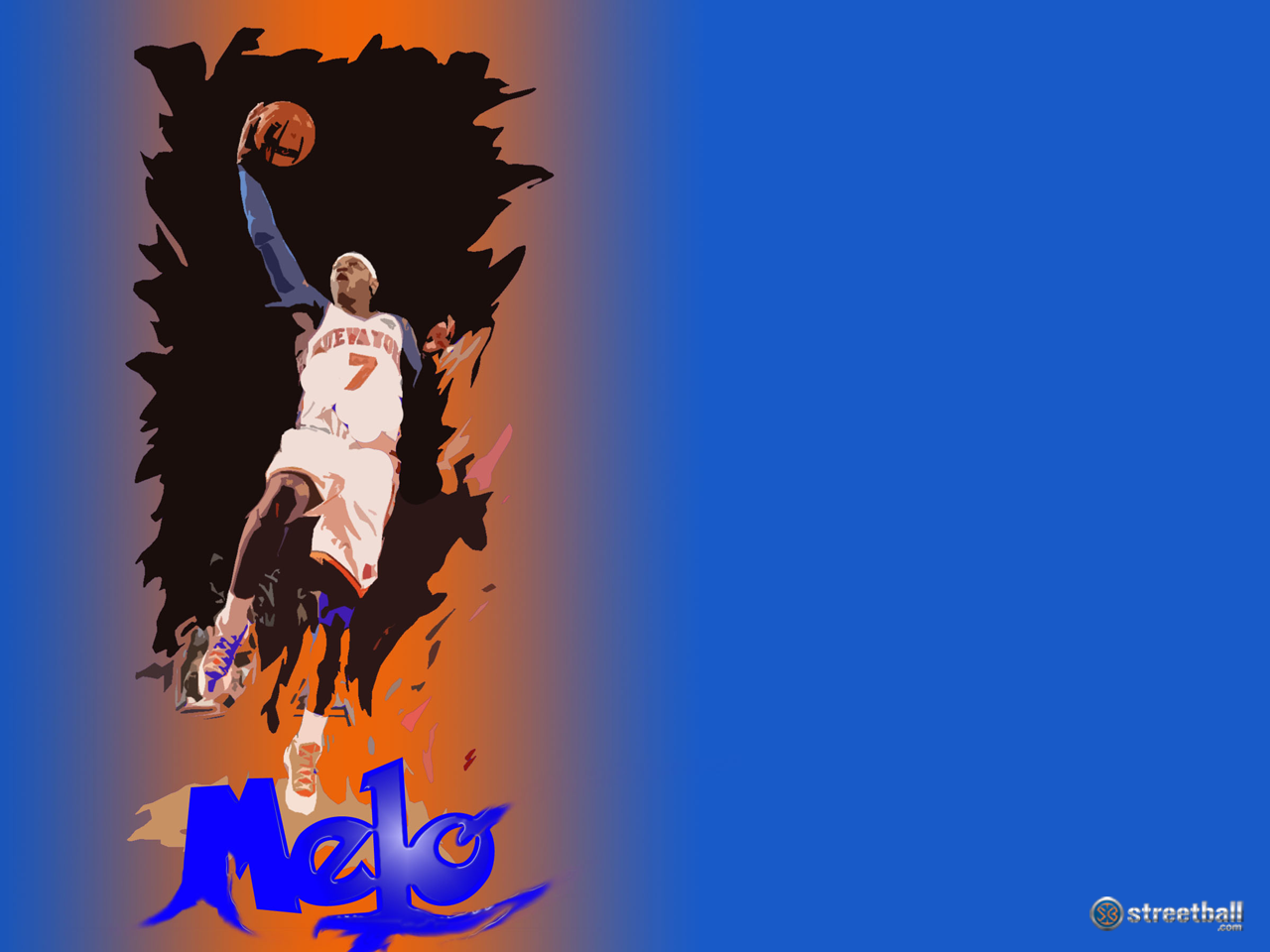 Melo New York Knicks Basketball Wallpapers - Streetball