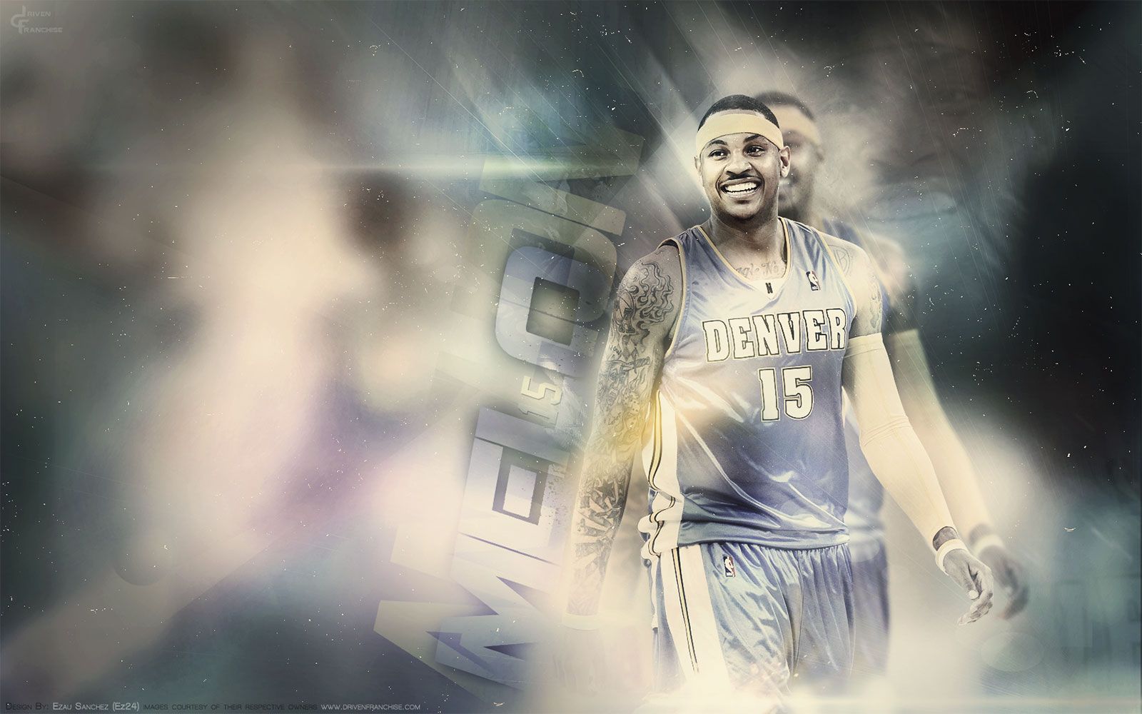 Melo Nuggets In Space Widescreen Wallpaper | Basketball Wallpapers ...
