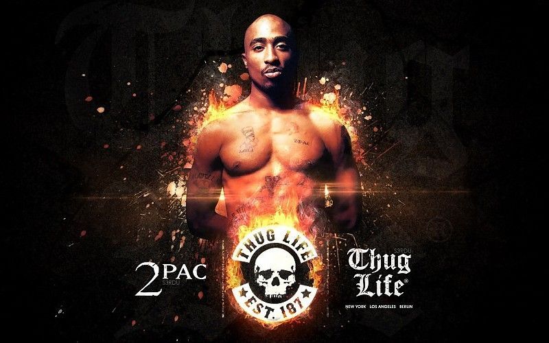 TUPAC gangsta rapper rap hip hop poster re free desktop ...