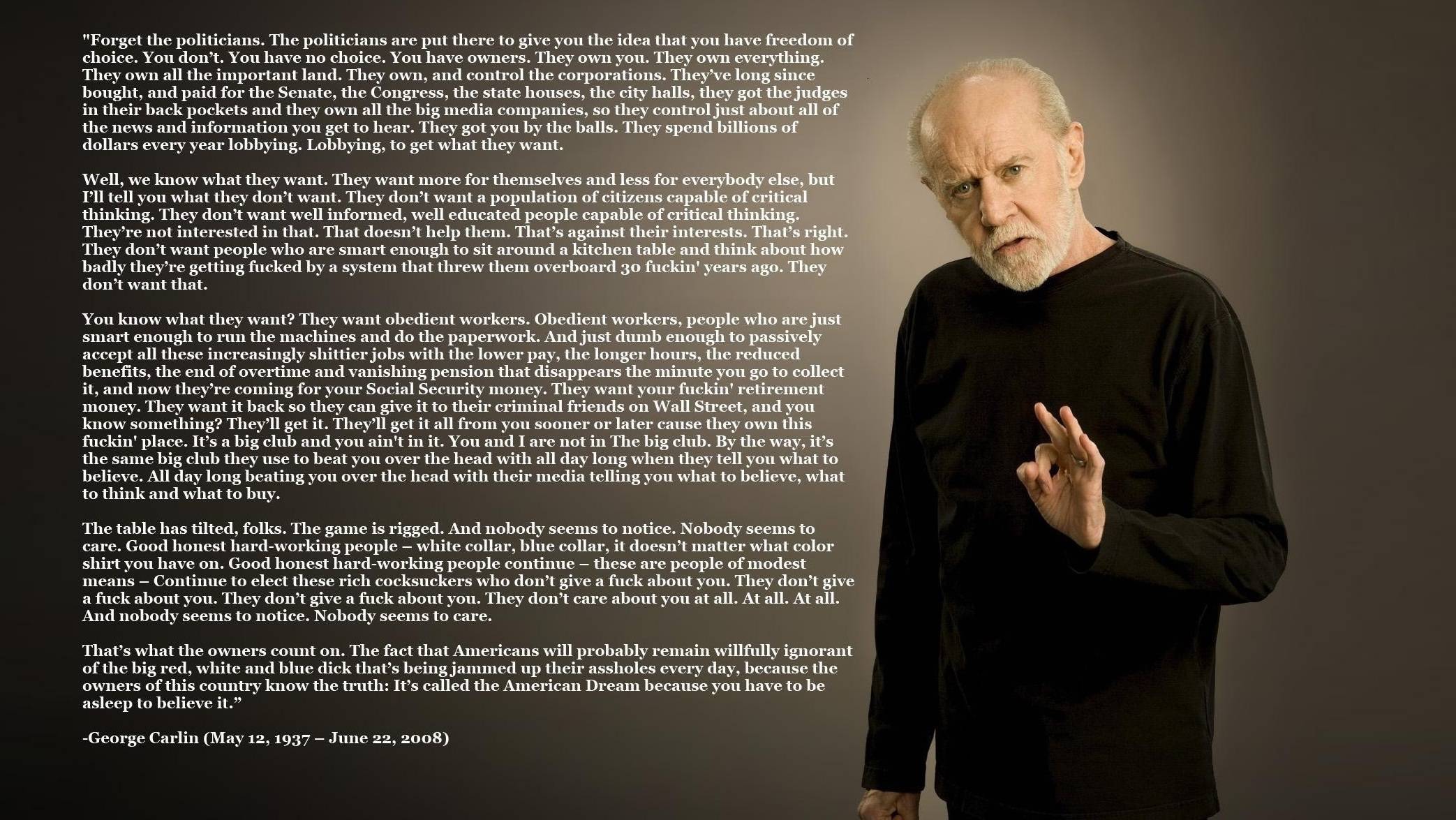 George carlin wallpaper - (#9072) - High Quality and Resolution ...