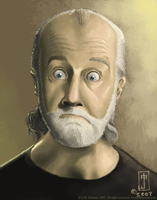 DeviantArt: More Like George Carlin by TomTrager