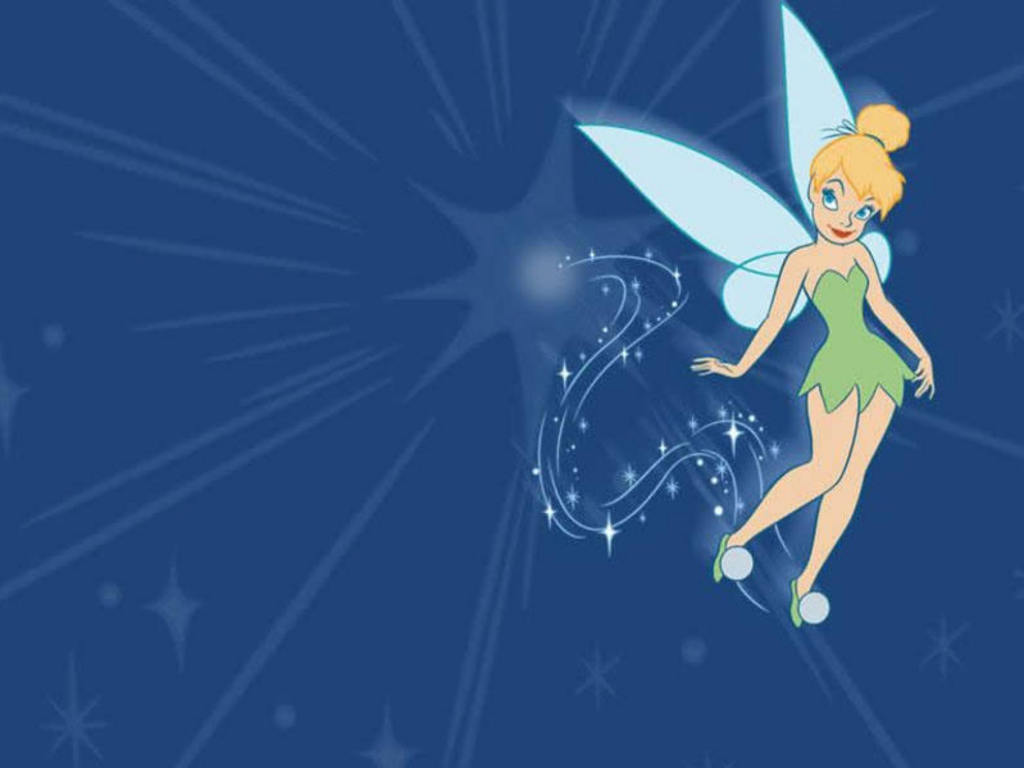 Free Tinkerbell Backgrounds For PowerPoint - Cartoons PPT Templates