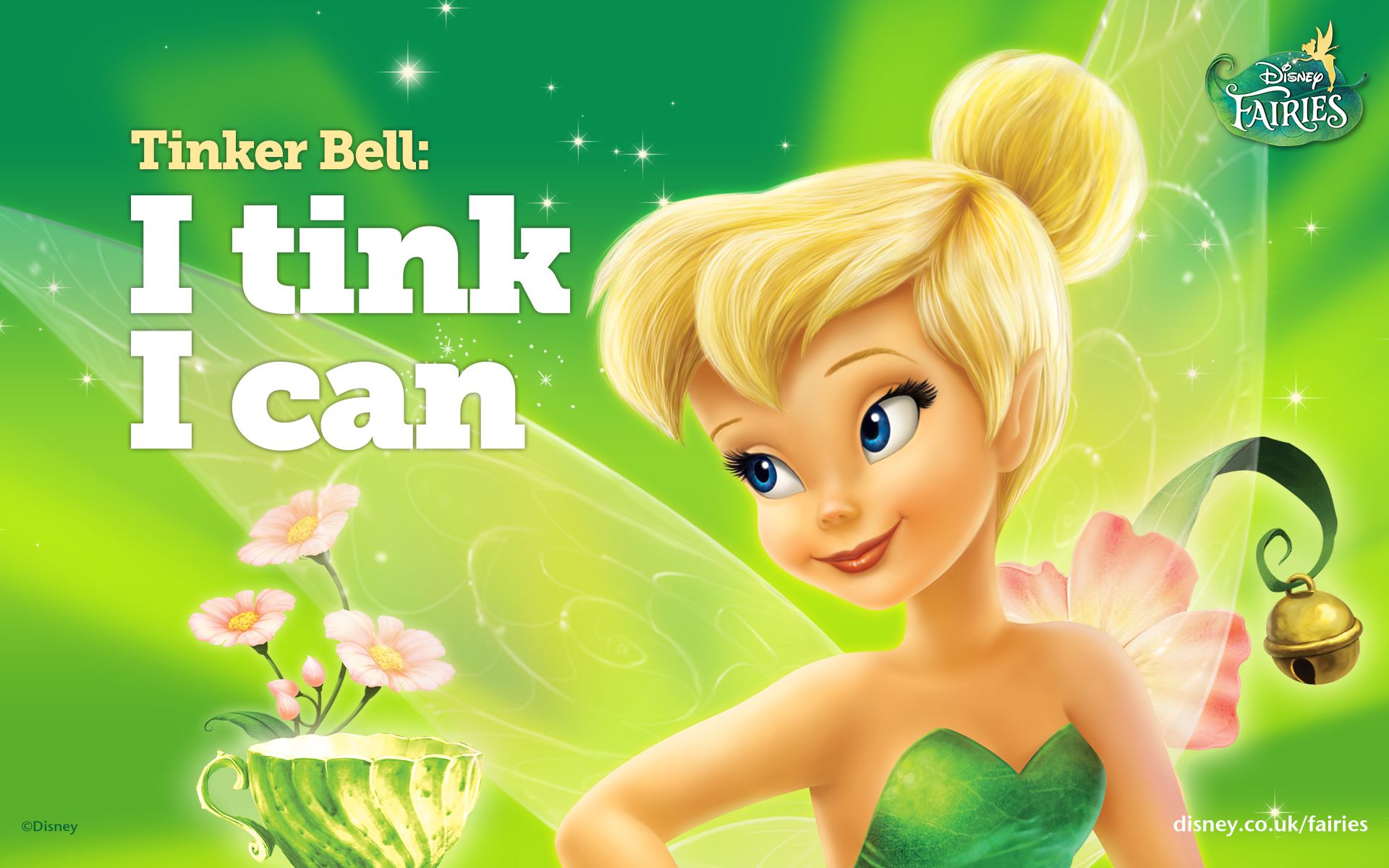 Tinker Bell Page - Wallpapers | Fairies UK