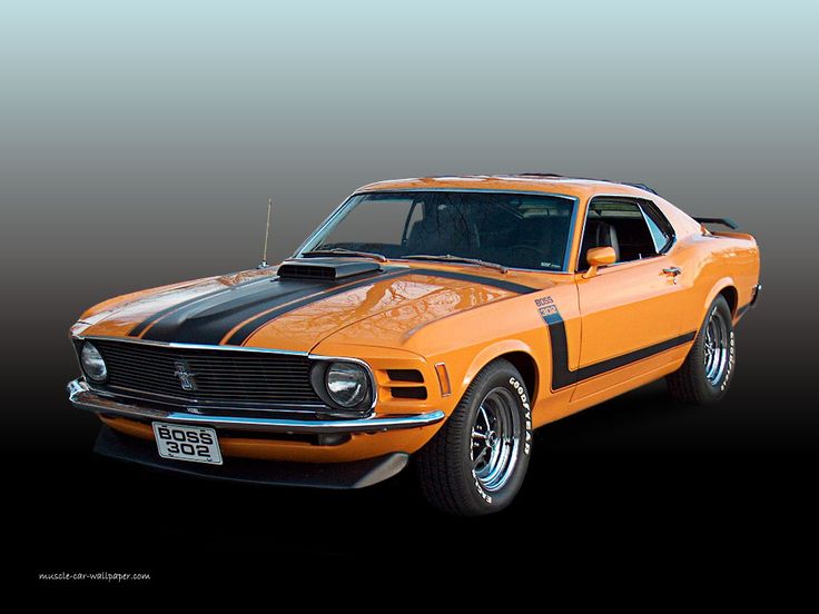 1970 ford mustang | 1970 Ford Mustang Boss 302 - Orange Fastback ...