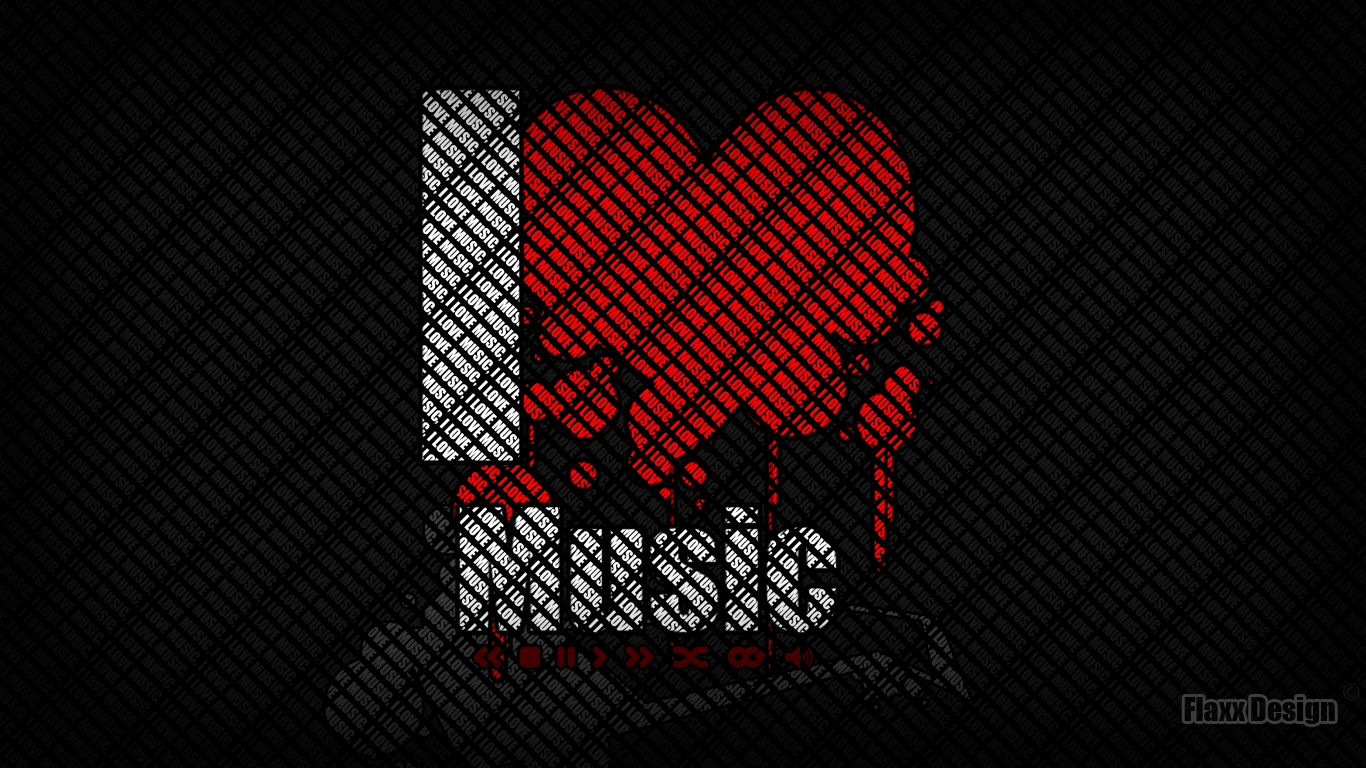 I Love Music by FlaxxDesign on DeviantArt