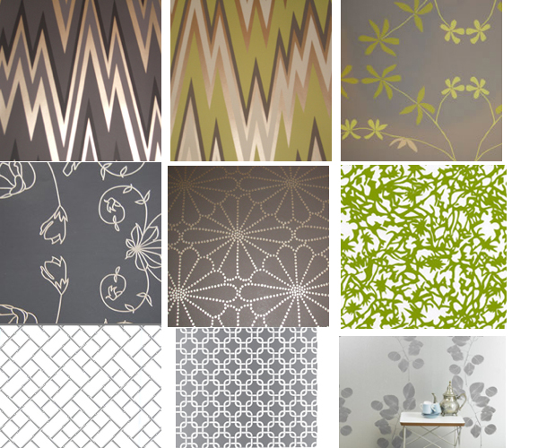 Get the Look More Grey & Green Wallpaper Because I Am Obsessive