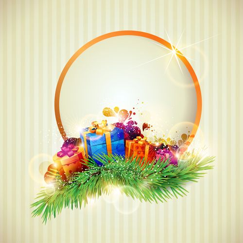 Holiday Christmas colorful backgrounds vector 02 - Vector