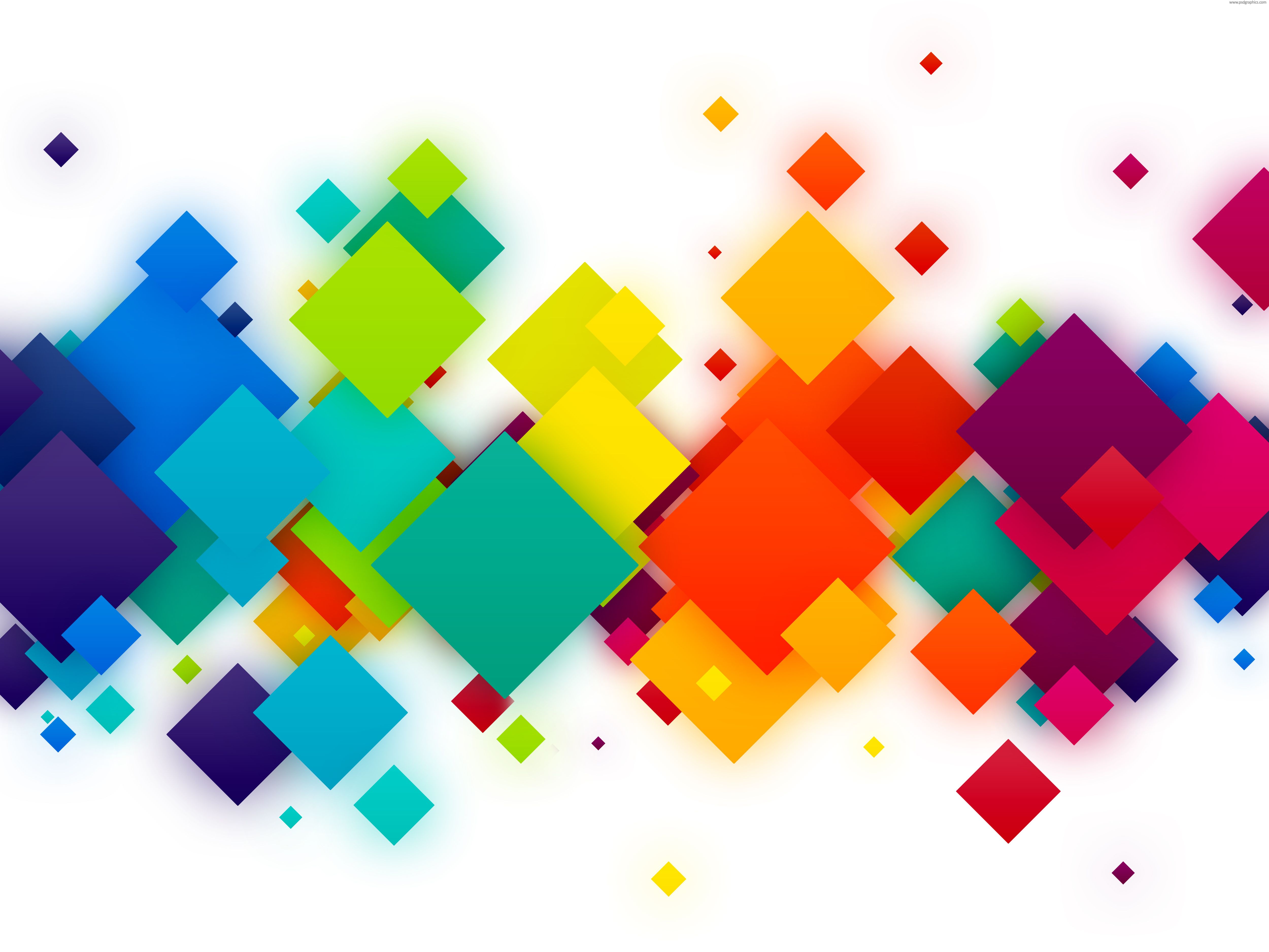 Colorful triangles background | PSDGraphics