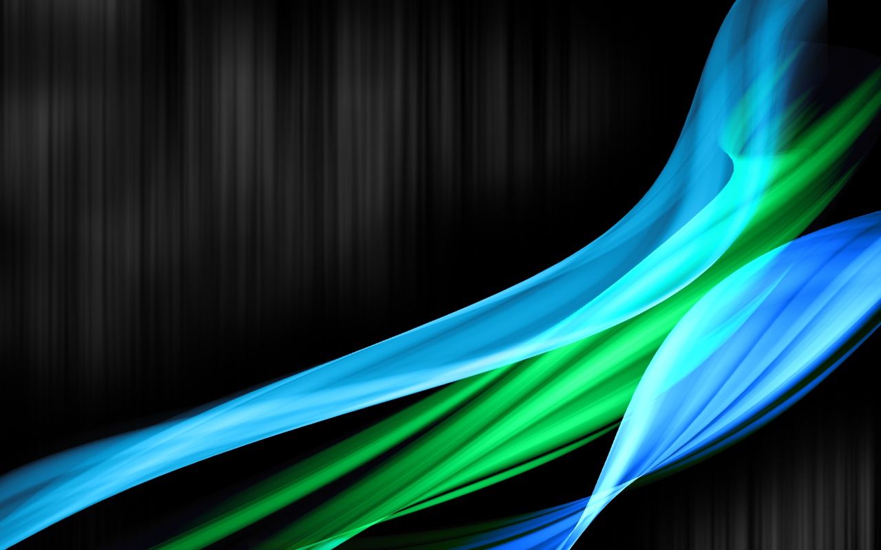 Download Abstract Blue And Green With Dark Background Wallpaper ...