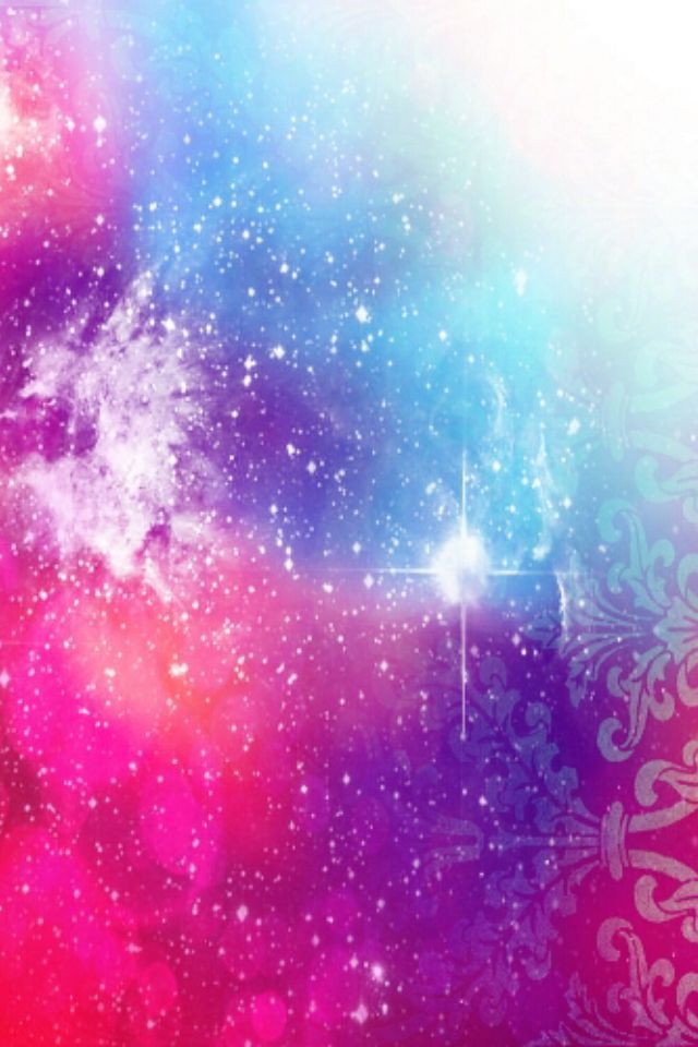 Pink Purple And Blue Galaxy Background