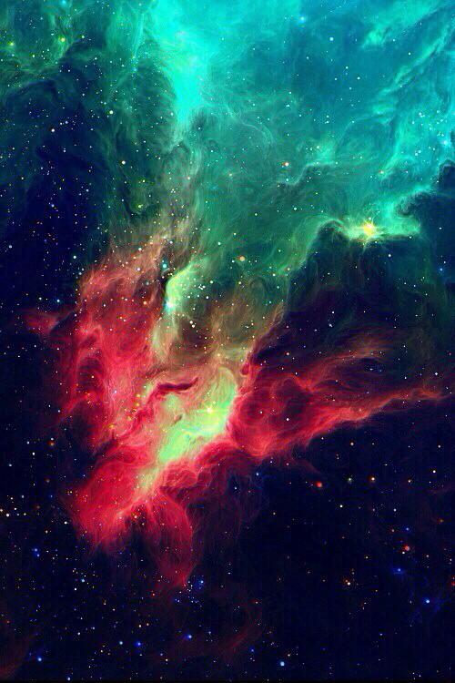 Background, blue, colorful, colors, galaxy, green, pretty, red
