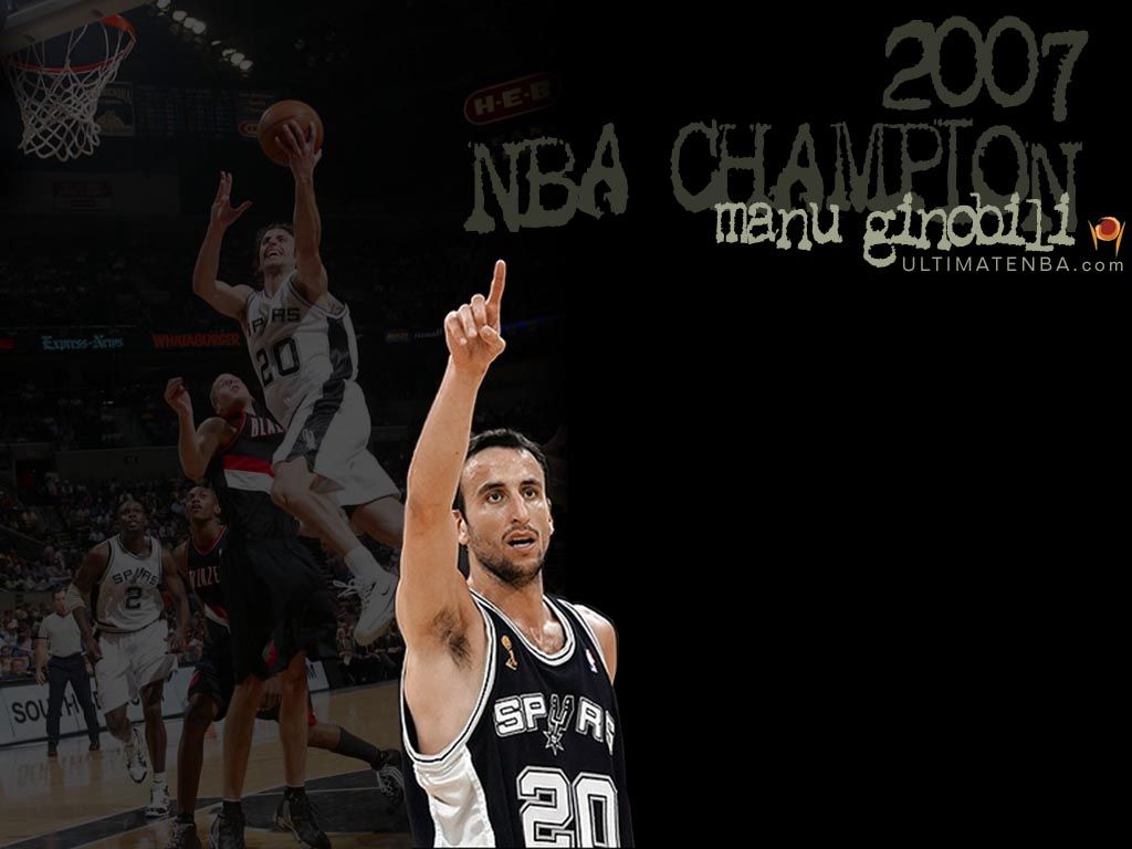 Manu Ginobili NBA Wallpaper Leader of Spurs, See Only Wins in