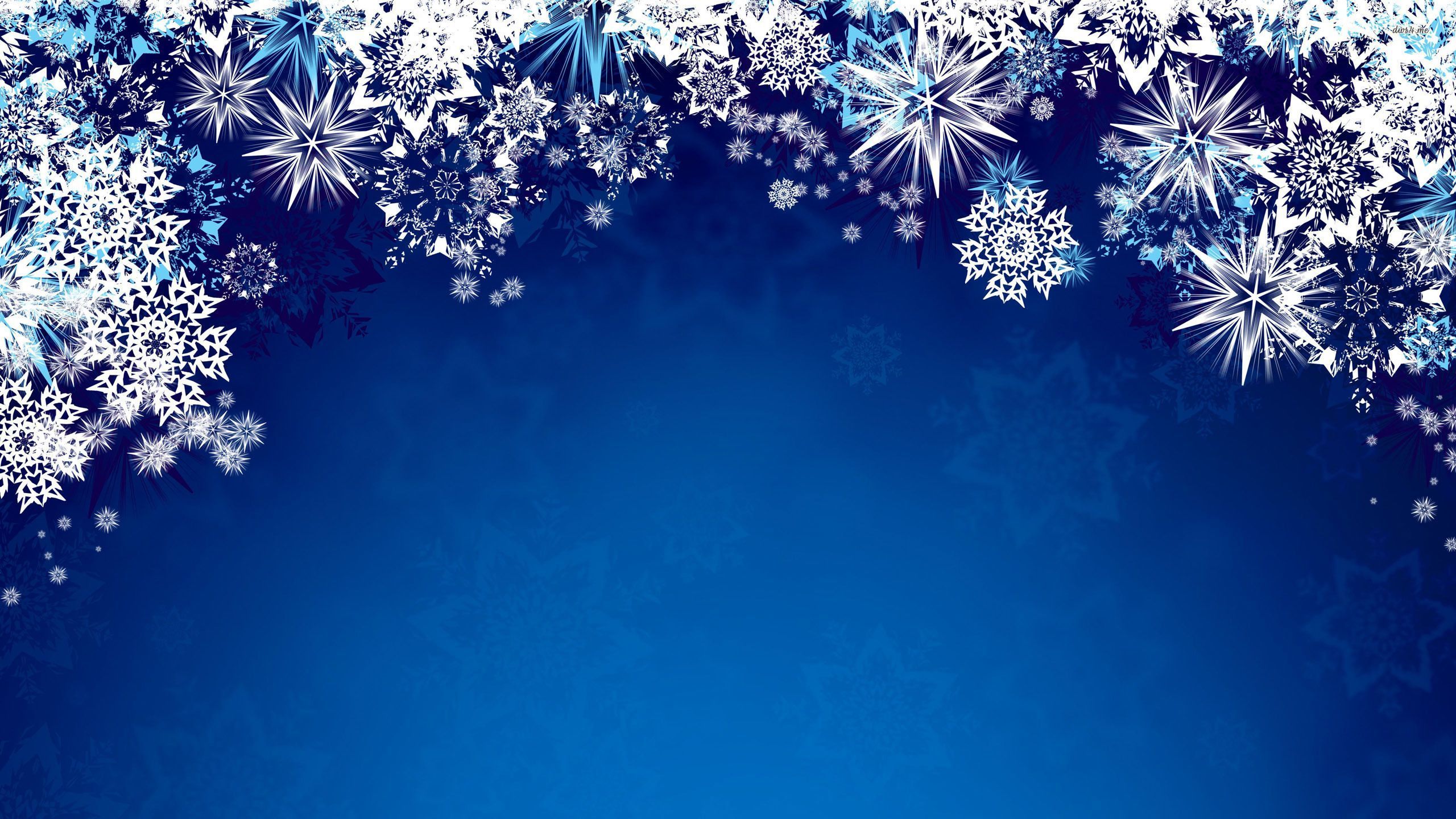 Glowing snowflakes wallpaper - Holiday wallpapers -