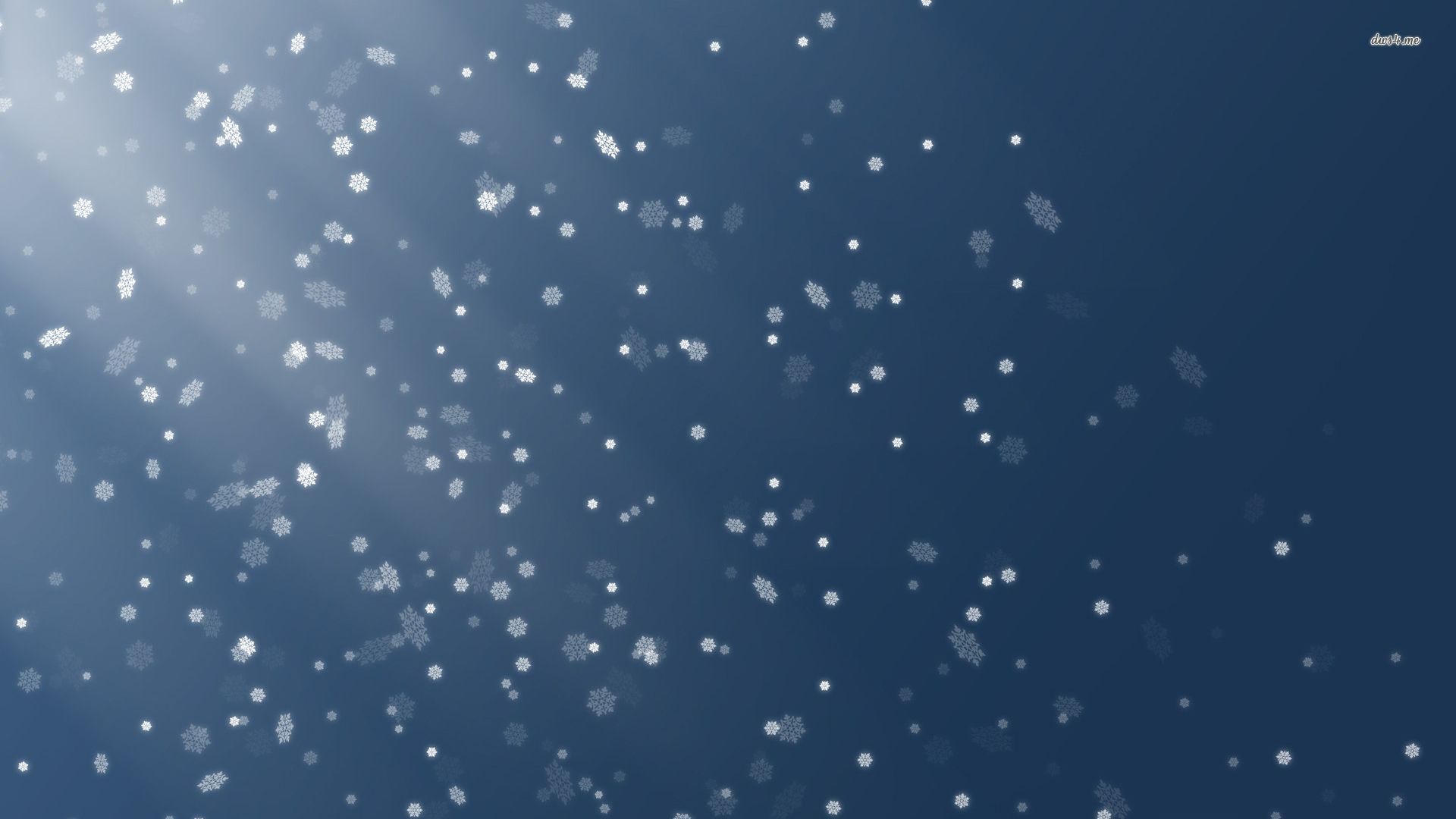Ray of sun upon the snowflakes wallpaper - Digital Art wallpapers