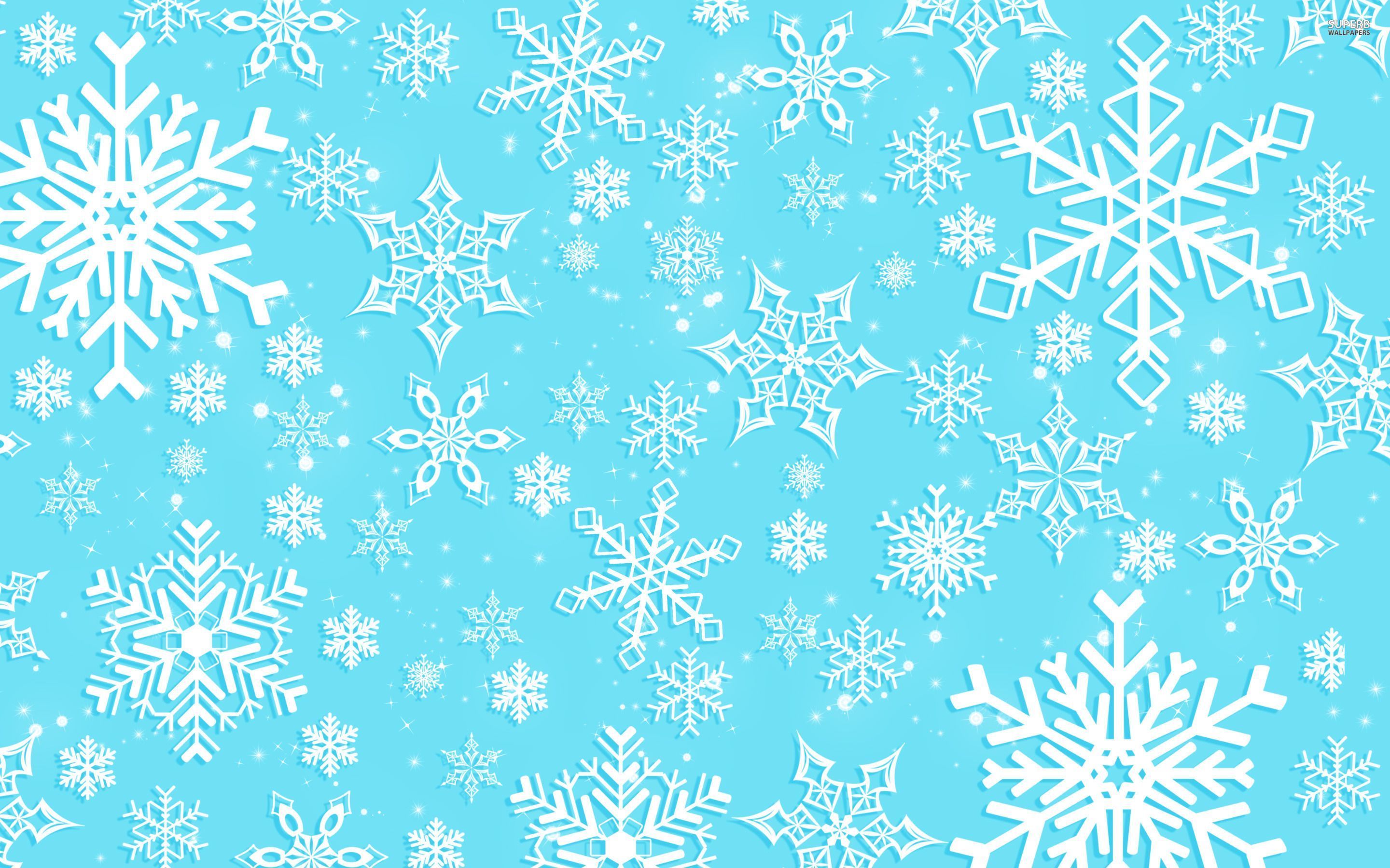 Snowflakes wallpaper - Vector wallpapers -