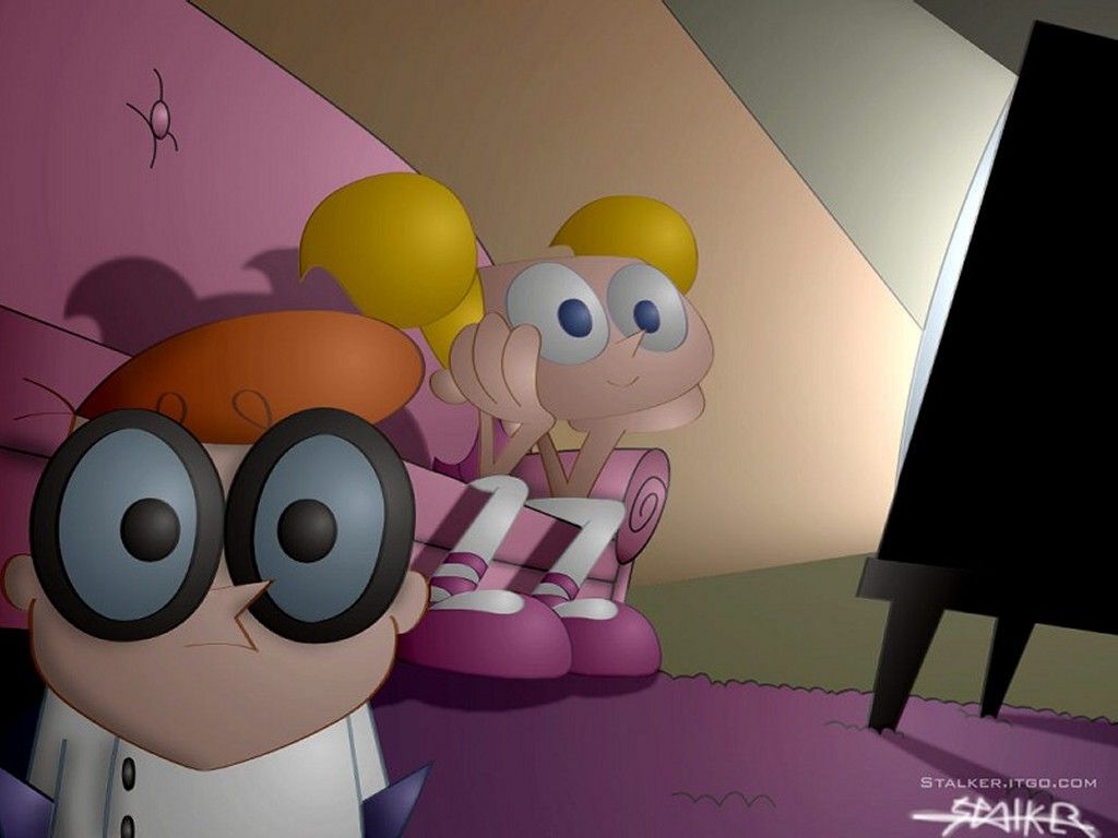 My Free Wallpapers - Cartoons Wallpaper : Dexter and Dede