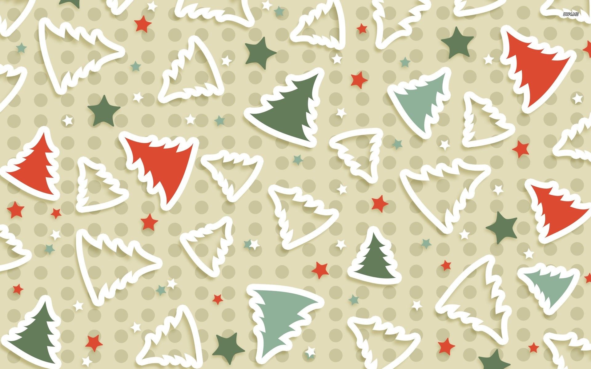 Christmas tree pattern wallpaper - Holiday wallpapers - #1998