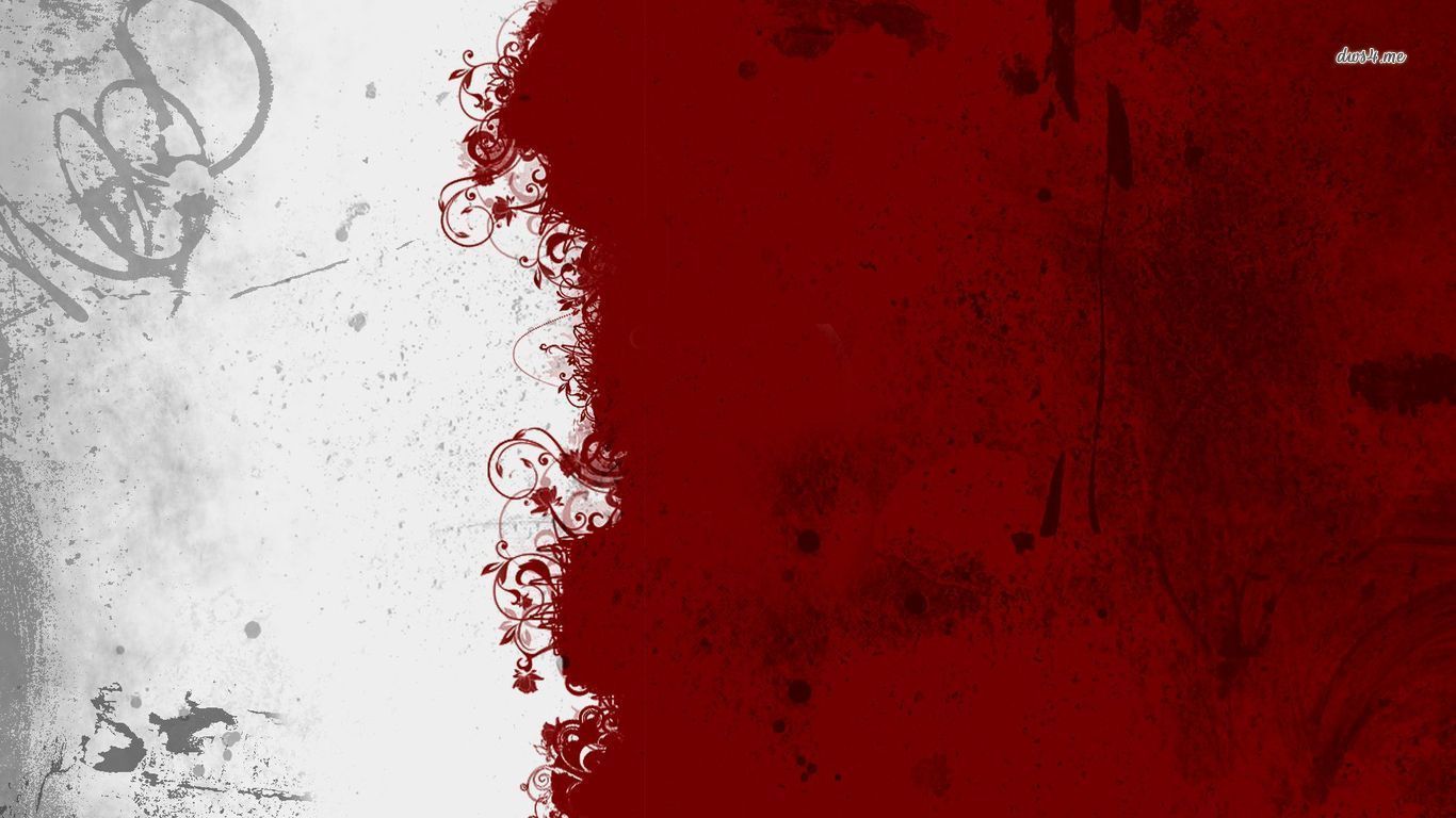 Red and White wallpaper - Abstract wallpapers - #5263