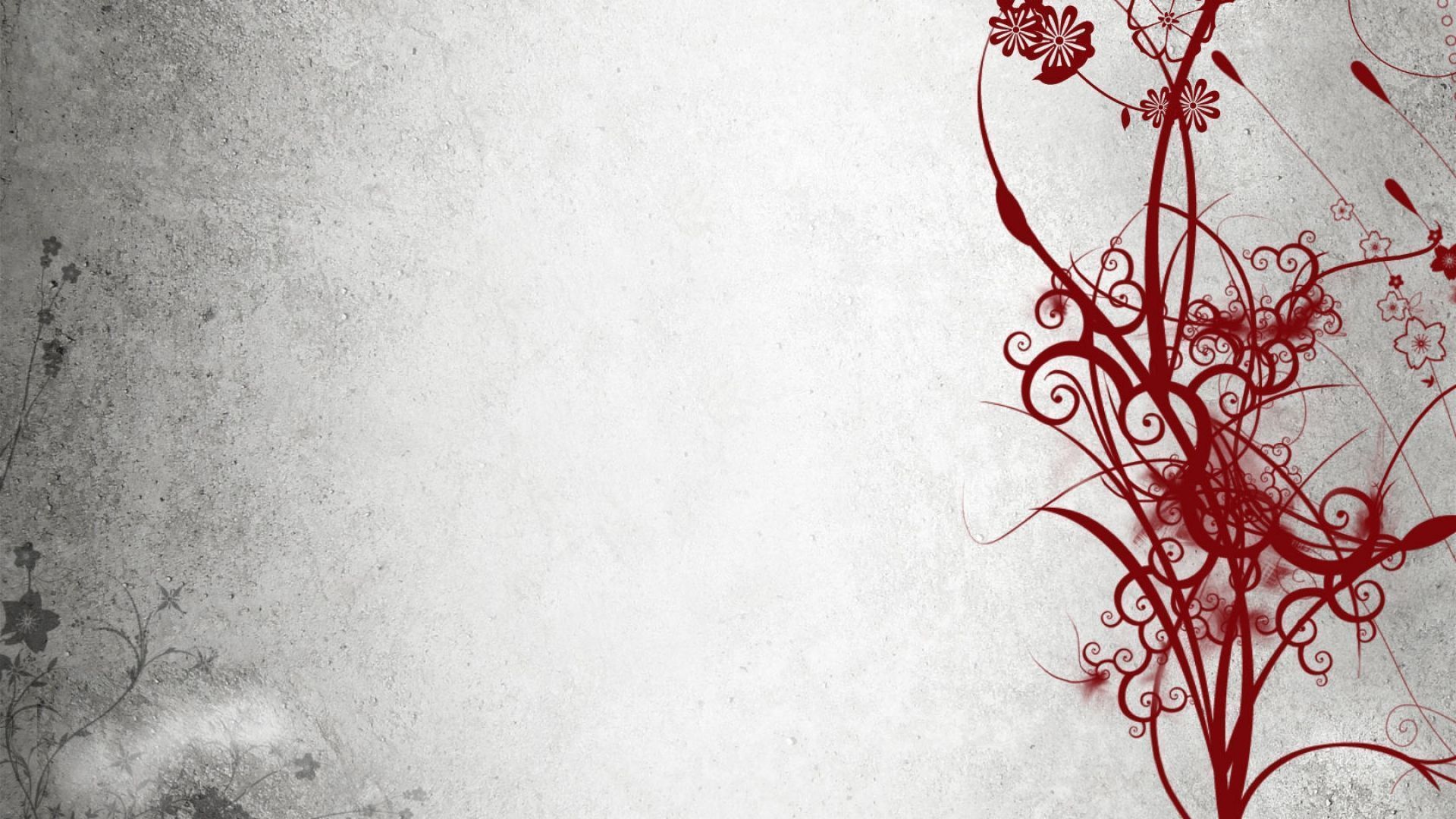 Download Wallpaper 1920x1080 Abstract, Black, White, Red Full HD ...