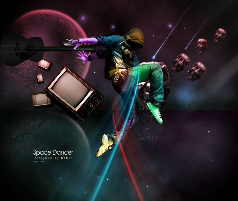 DeviantArt: More Like space dancer wallpaper by nkhat1