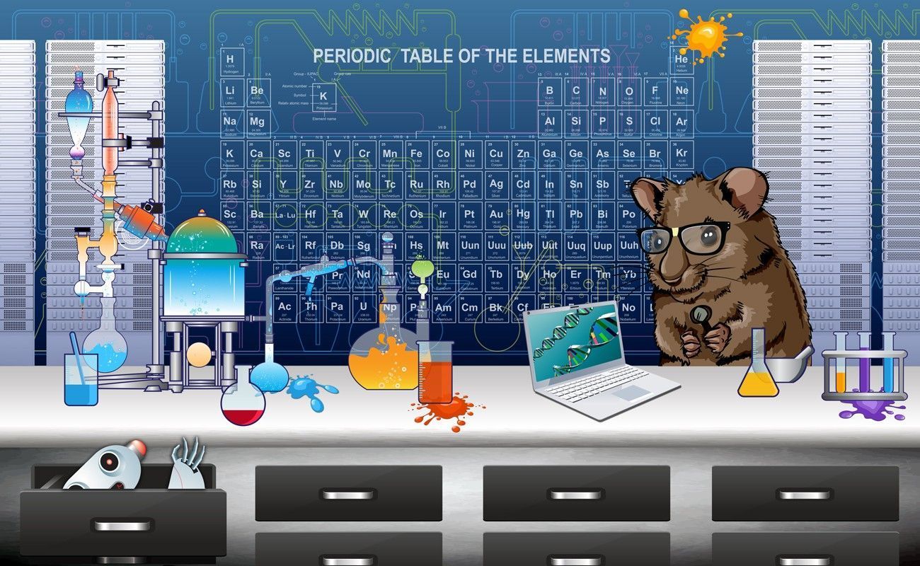 Science Lab - Kids Wall Murals