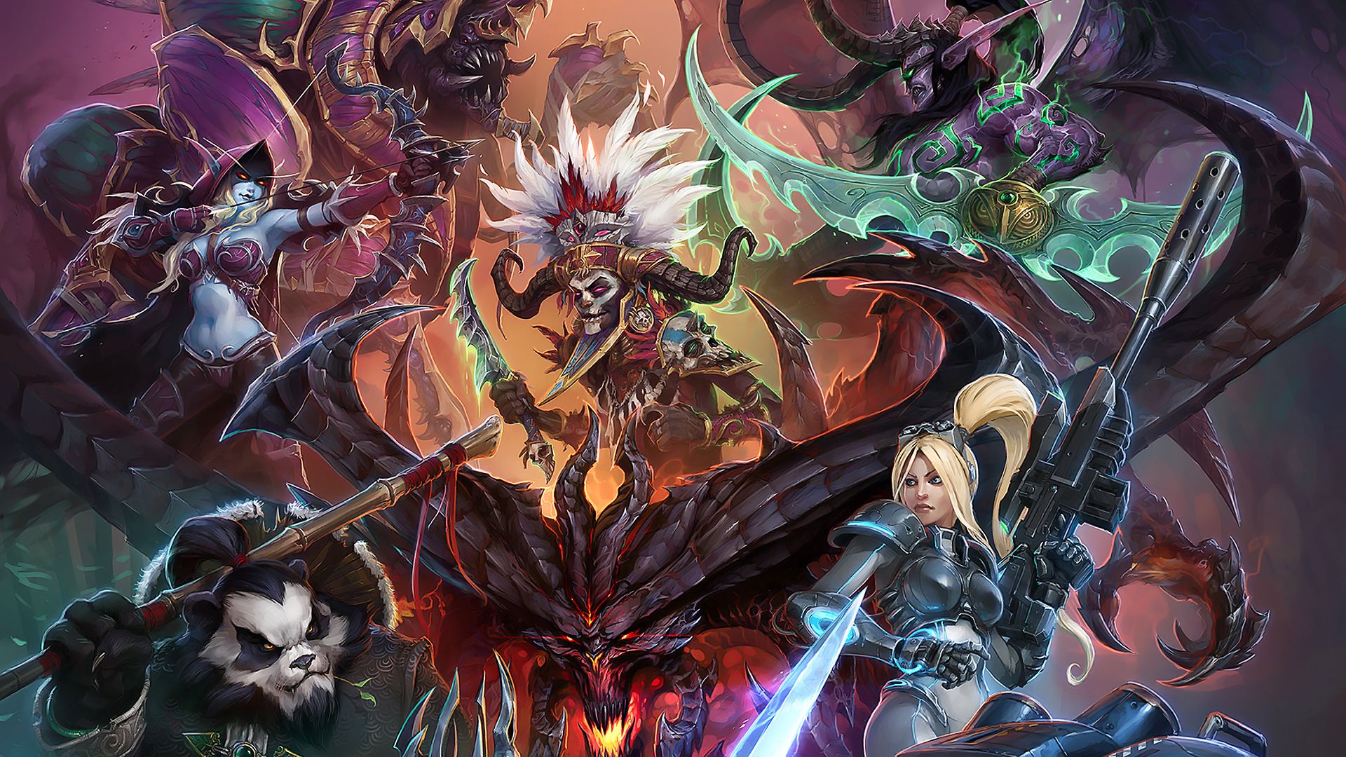 Heroes Blizzard Entertainment Backgrounds