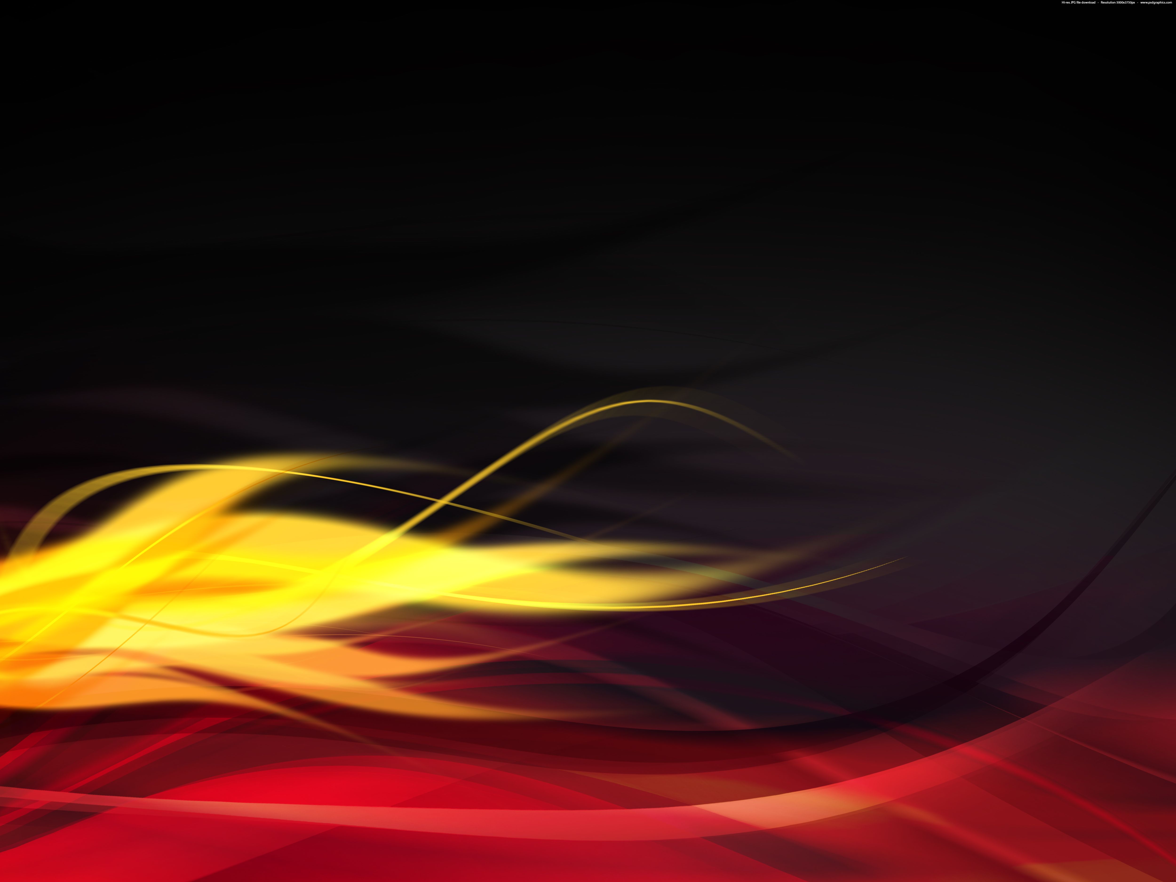 Hot flames black background | PSDGraphics