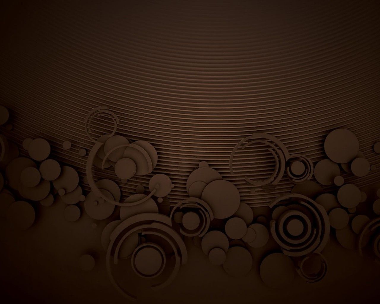 Wallpaper Pattern, Circles, Chocolate | HQ Wallpapers for PC