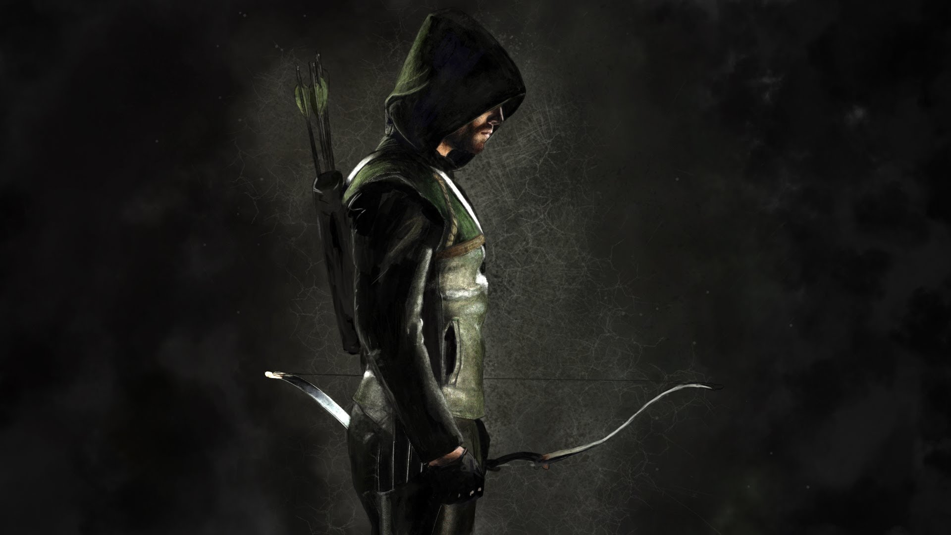 Speed Painting Arrow - Oliver Queen Photoshop CS5 Portrait