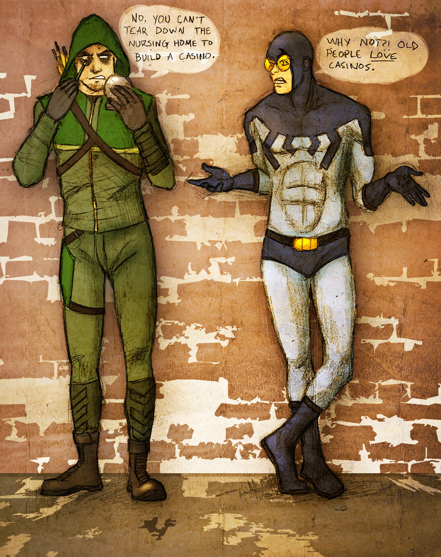 Arrow - Oliver Queen and Ted Kord by theunbrilliant on DeviantArt
