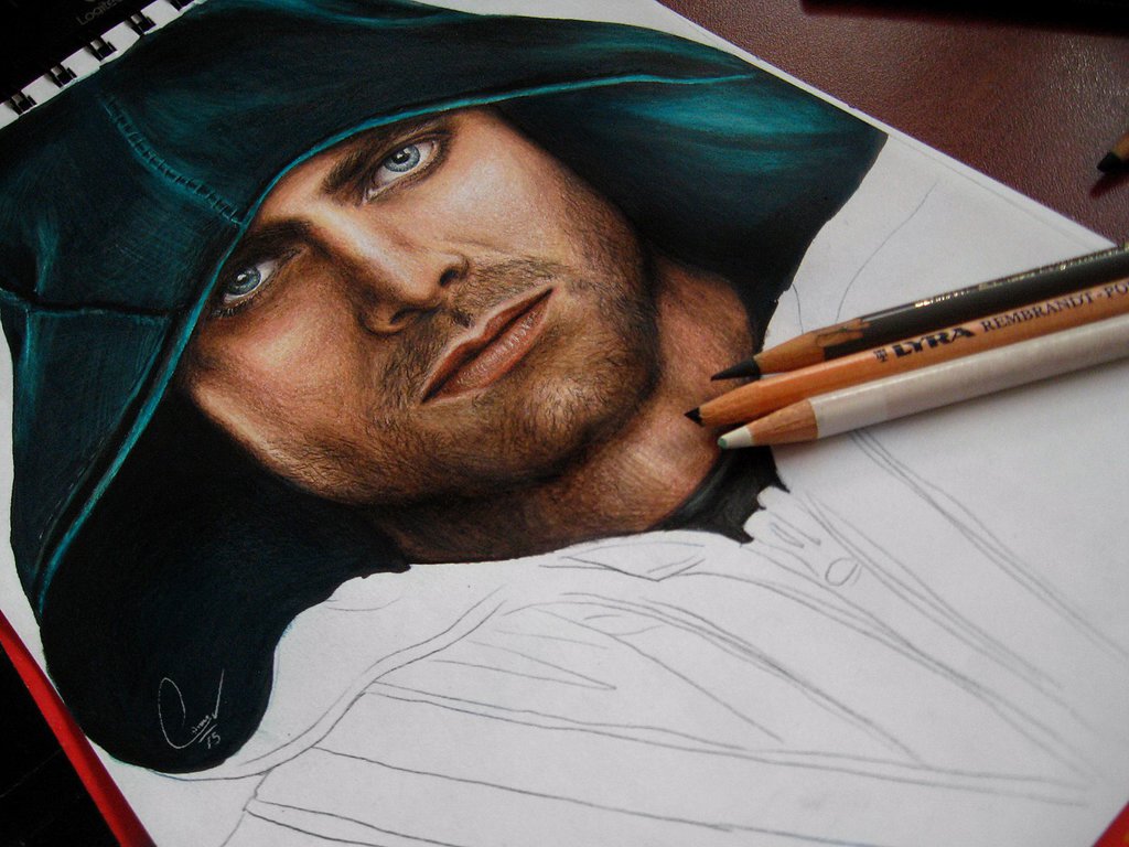 arrow oliver queen stephen amell hero realistic po by CansuVURAL ...