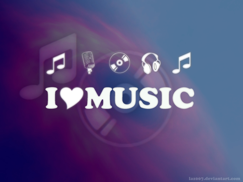 DeviantArt: More Like I love music wallpaper by SenVeBen