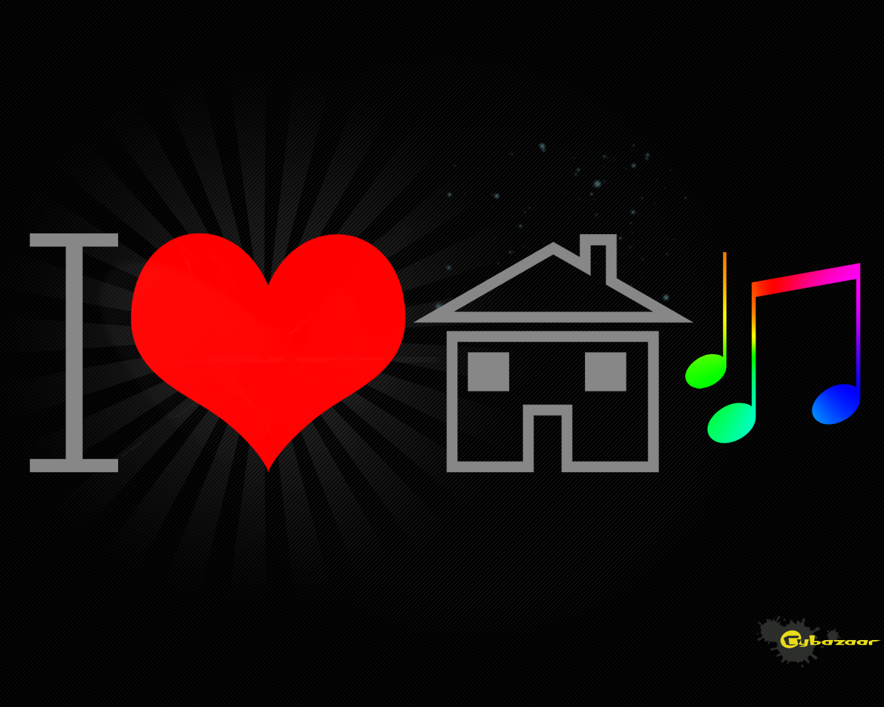 I Love House Music Wallpapers - Wallpaper Zone