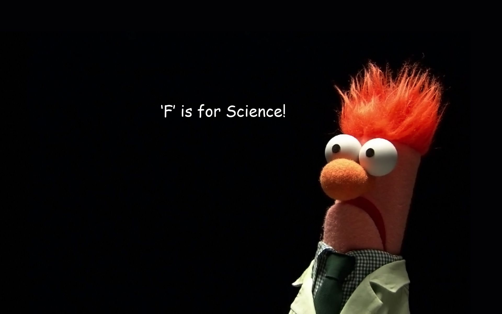 F is for Science Wallpaper Not Dot