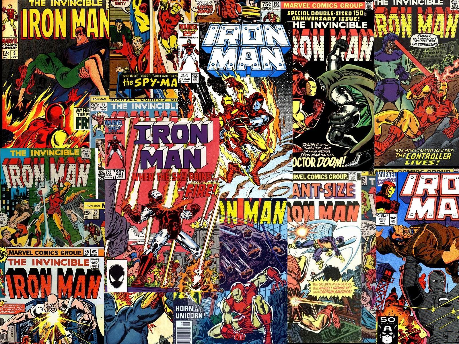 Download Vintage Comics Iron Man Wallpaper 1600x1200 Full HD