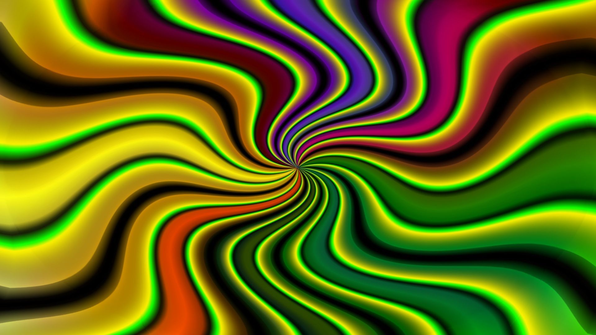 Download Wallpaper 1920x1080 Abstraction, Illusion, Colorful ...