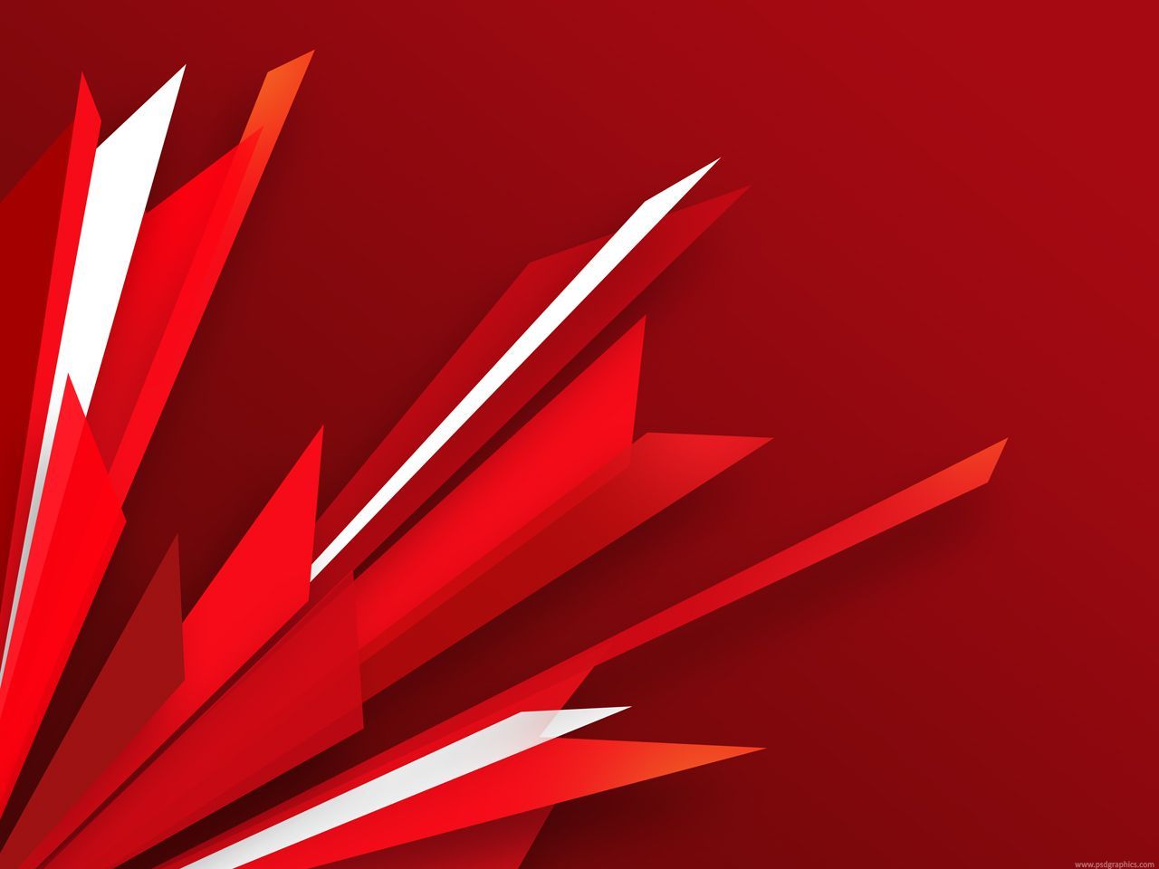 Abstract red burst background PSDGraphics