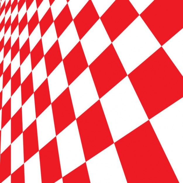 Checkered red and white background Vector | Free Download