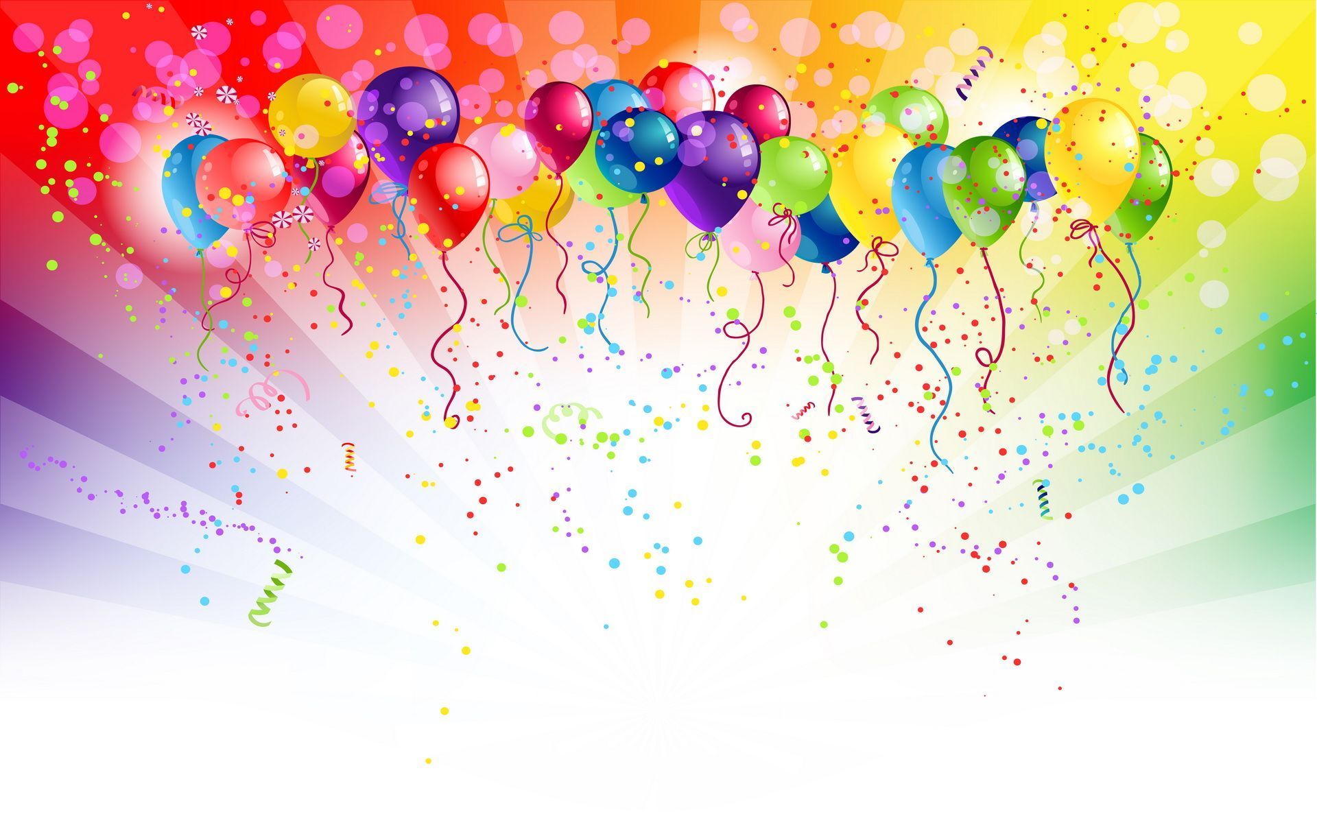 Birthday Balloons HD Wallpapers | Sky HD Wallpaper