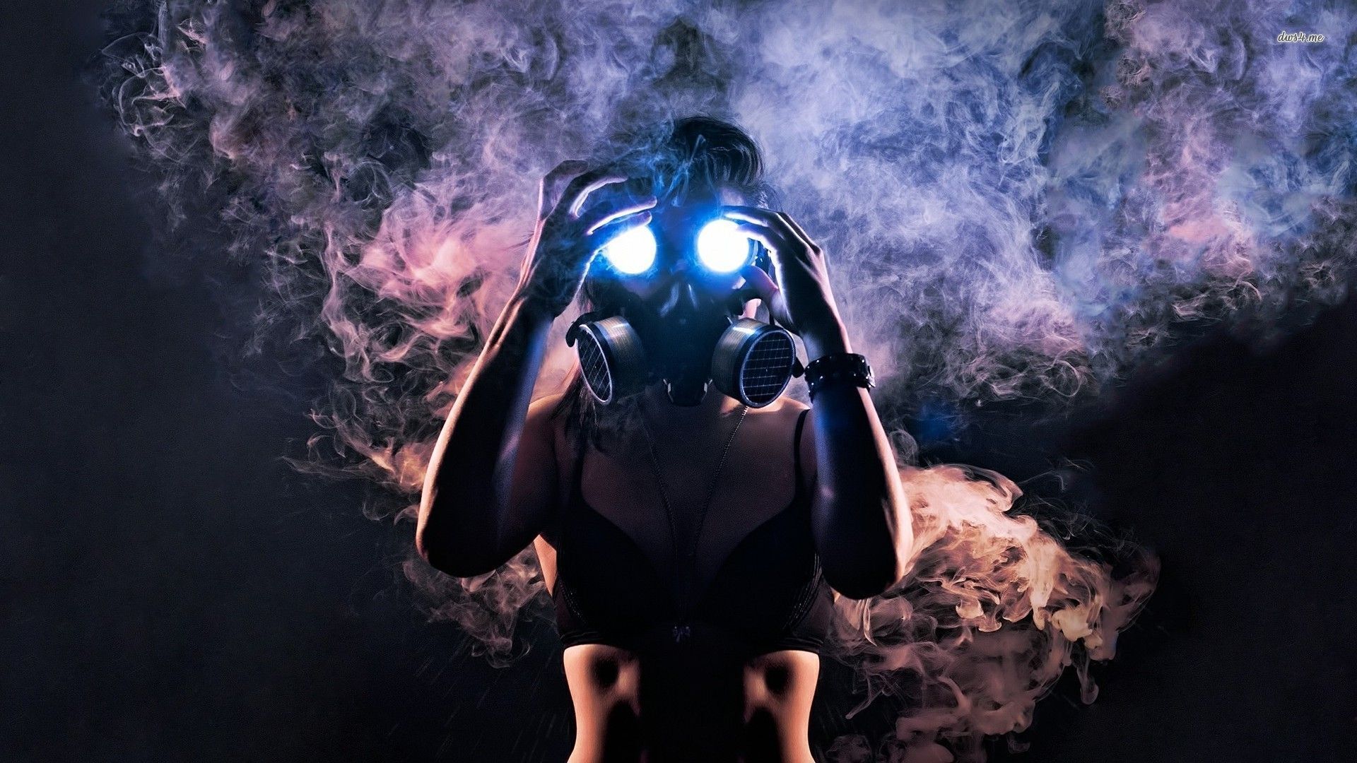 Woman in gas mask wallpaper - Photography wallpapers - #15291