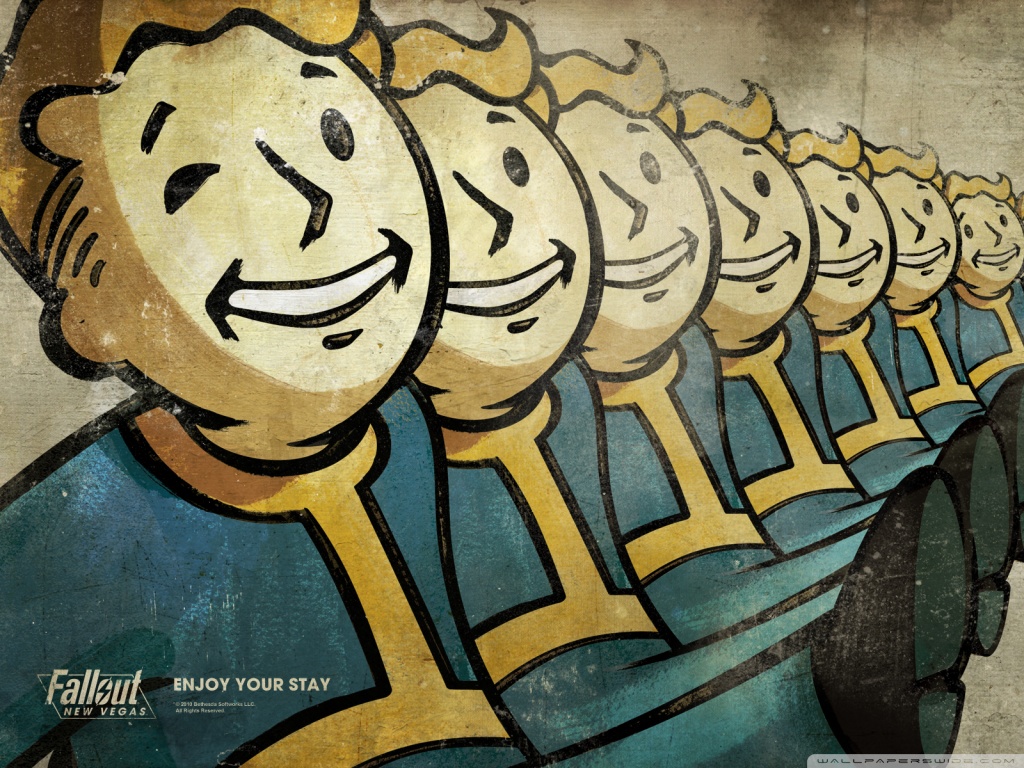 Vault Boy Fallout New Vegas Hd Desktop Wallpaper High
