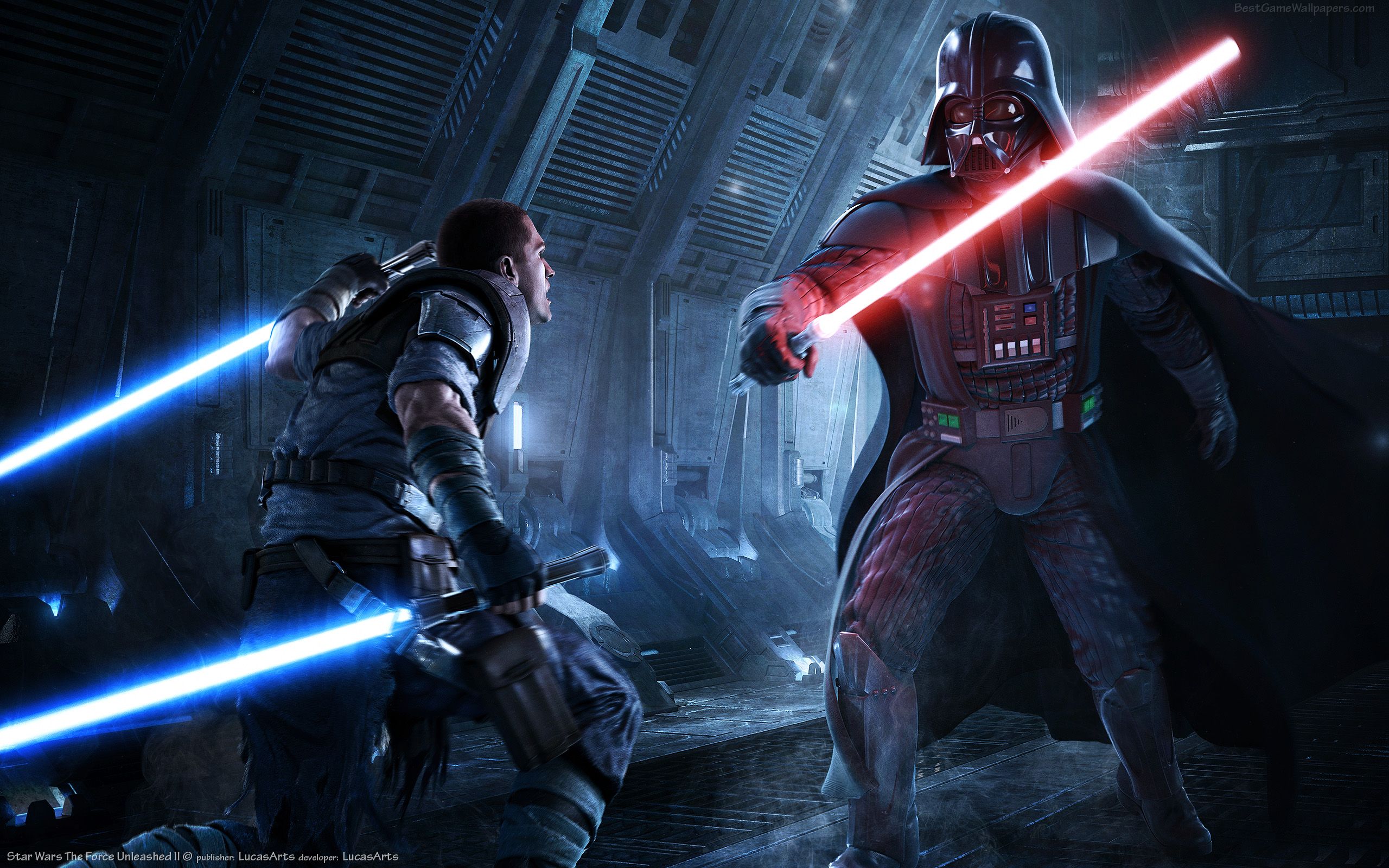 2560x1600px Star Wars The Force Unleashed 2 Fimal Duel