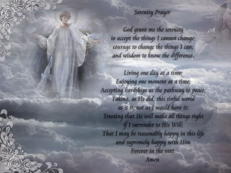 Inspirational photos Serenity Prayer Background - Serenity