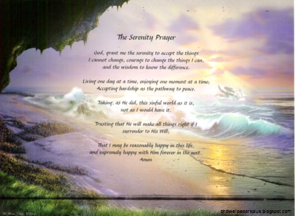 Serenity Prayer Wallpaper HD Wallpapers Plus