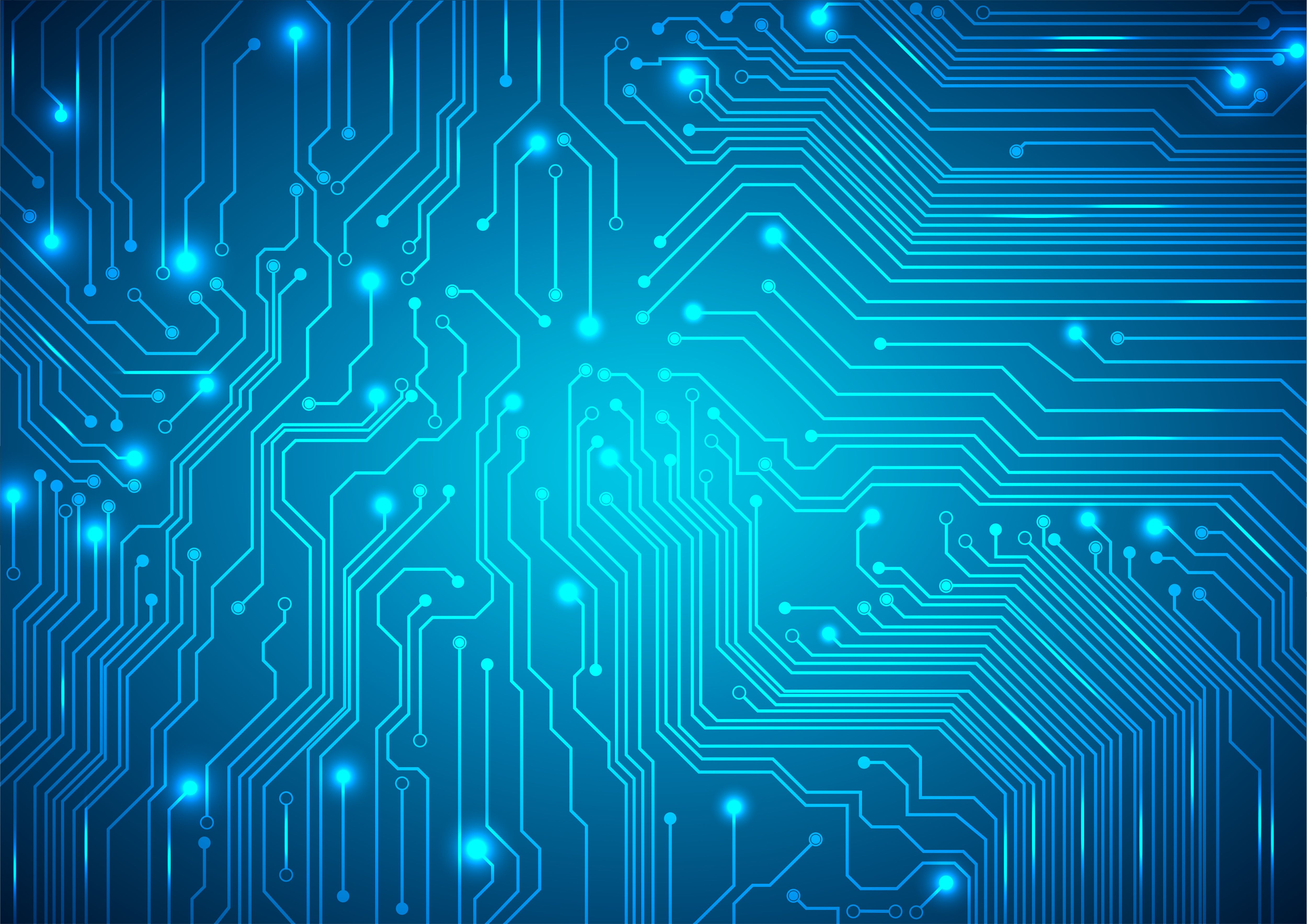 Technological vector background with a circuit board texture ...