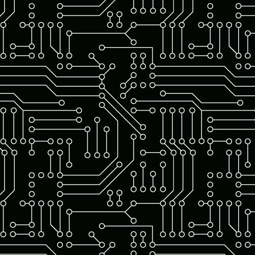 Seamless Pattern Of Circuit Board - Background Labs | BIngo ...